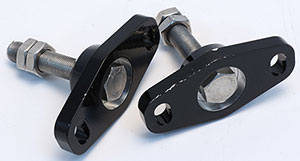 Pair of Black Powder Coated Billet Sterndrive Engine Mounts