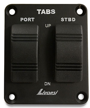 Livorsi Powder Coated Dual Trim Switch Panel Only