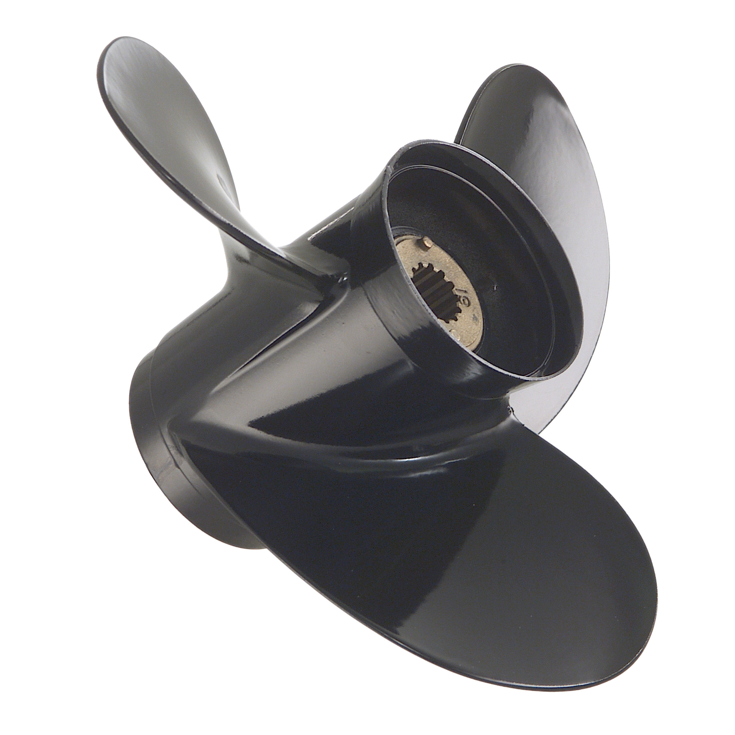 Cp Performance Qa2062x Black Diamond 12 25 Diameter X 9 Pitch 3 Blade Aluminum Outboard Propeller Right Hand Rotation 40 60 Hp Black Finish