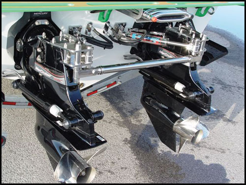 Dual Bravo Dual Ram Add On External Hydraulic Steering System Cp Performance