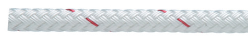 White Sta-Set Polyester Double Braid, 7/16" x 600'